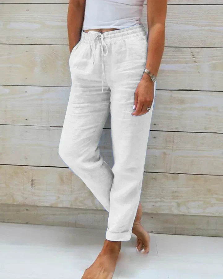 Eleonor | Comfortable Cotton Stretch Pants