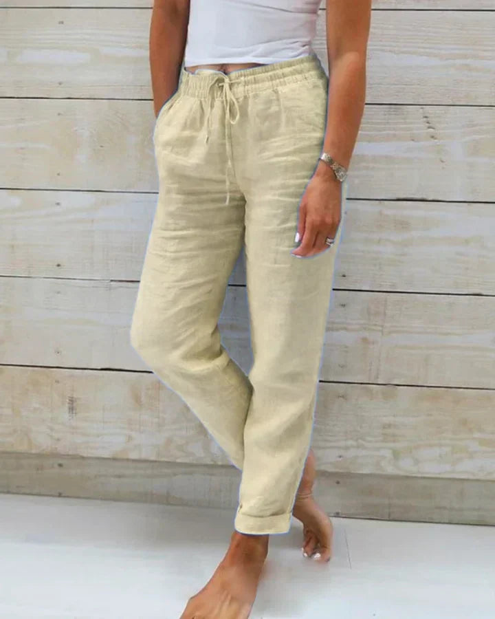 Eleonor | Comfortable Cotton Stretch Pants