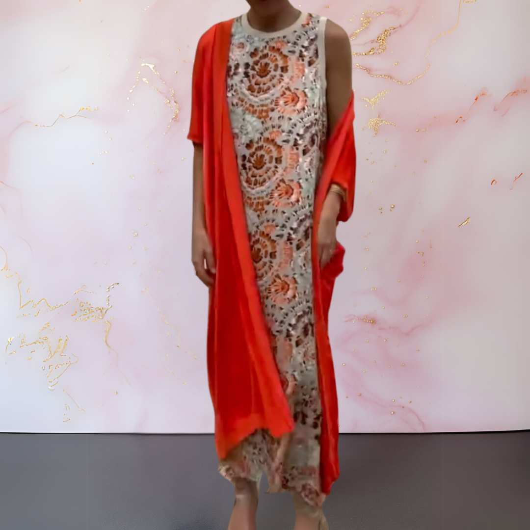 Seraphina | Elegant Dress with Cardigan