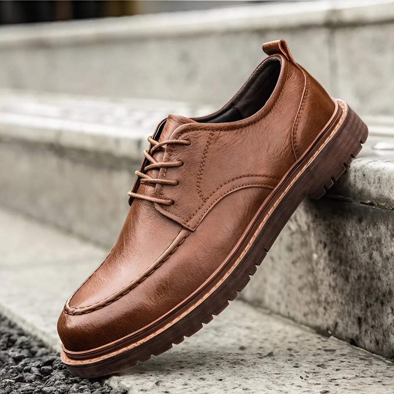 Edoardo | Classic Heritage Faux Leather Shoes