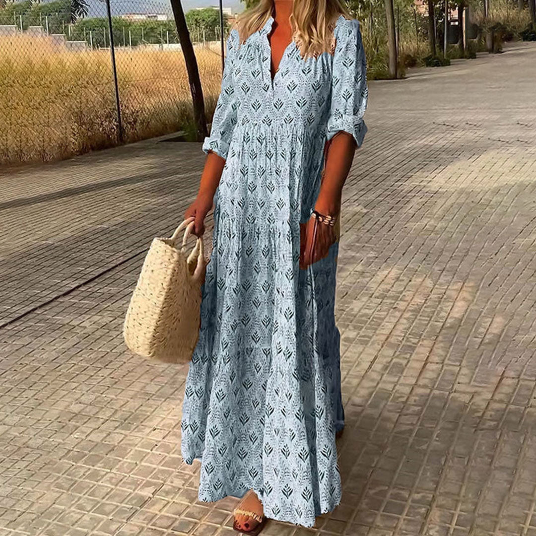 Nora | Elegant Boho Maxi Dress