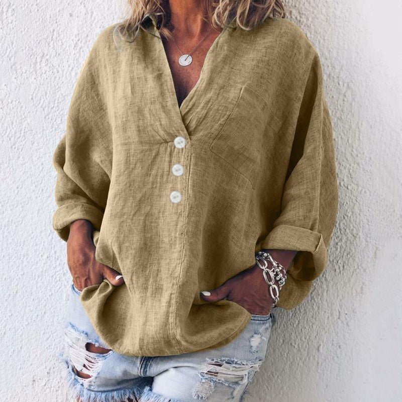 Maribel | Relaxed Buttoned Women’s Blouse