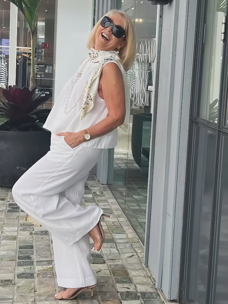 Annalise | Elegant Sleeveless Two-Piece Set