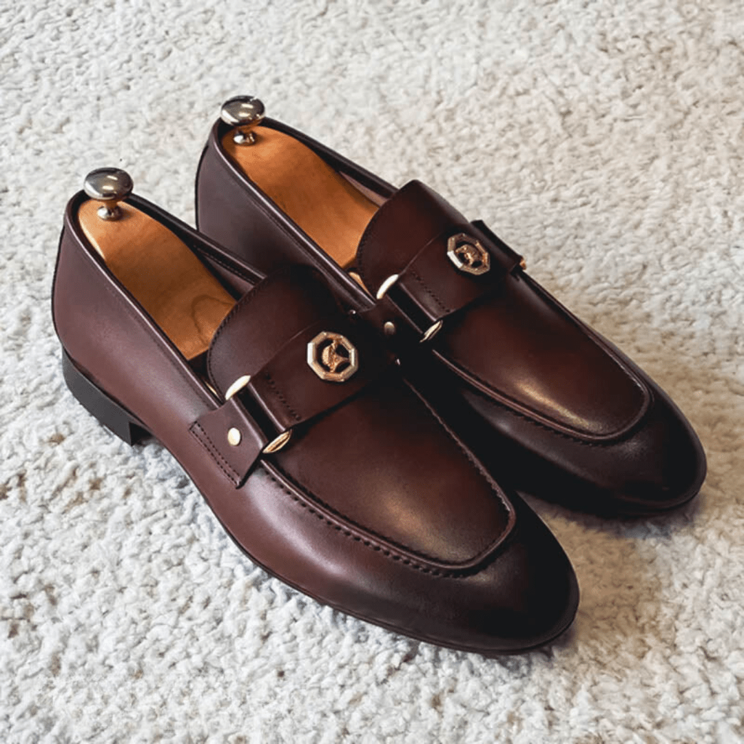 Eli | Classic Faux Leather Loafers