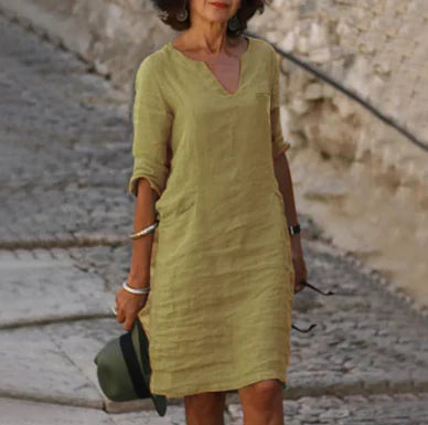 Alessia | Comfortable Linen Dress
