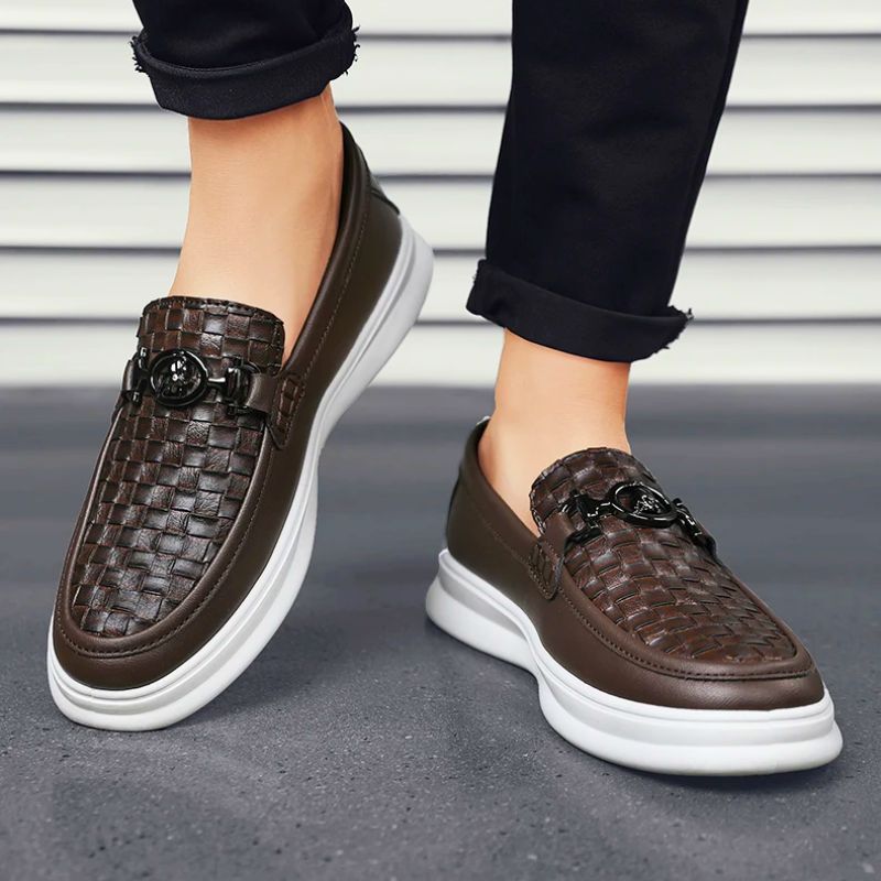 Lorenzo | Faux Leather Loafers