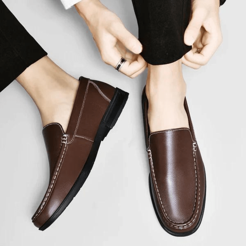 Lucas | Stylish Faux Leather Loafers