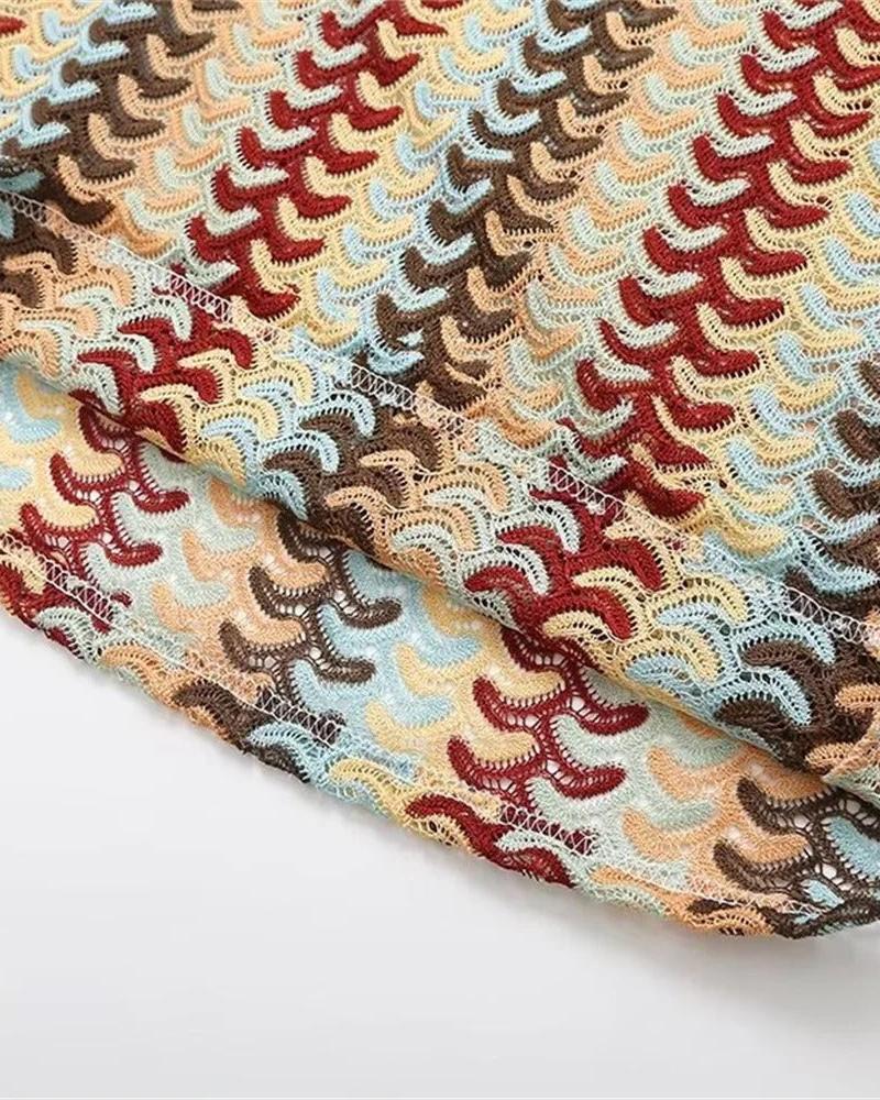 Charlotte | Boho Crochet Beach Tunic Dress