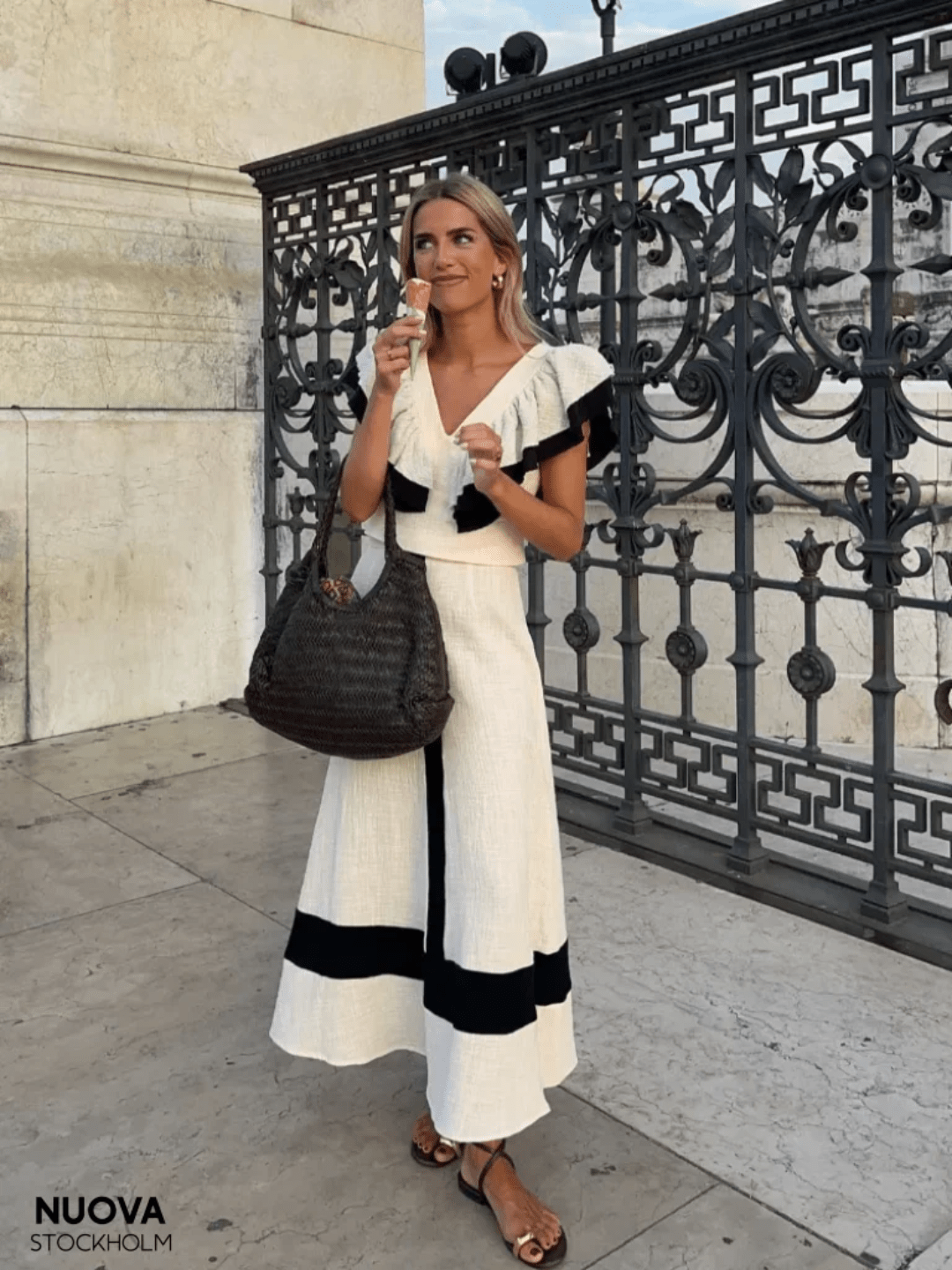 Elysia | Ruffled Elegant Summer Set