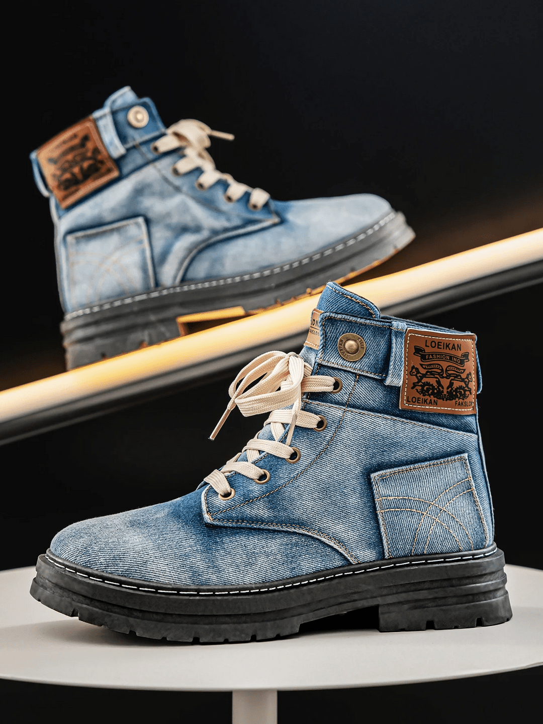 Otero | Stylish Denim Boots