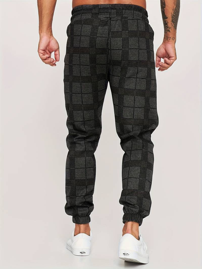 Stefano | Checkered Sweatpants