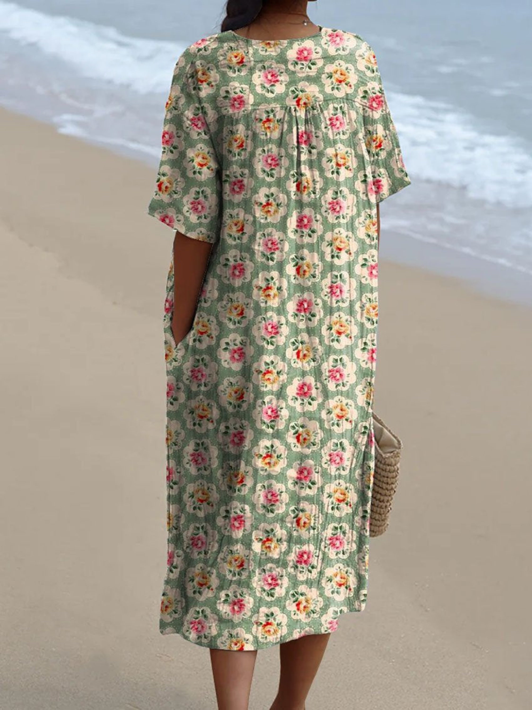 Selene | Vintage Floral Dress