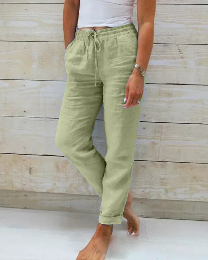 Eleonor | Comfortable Cotton Stretch Pants