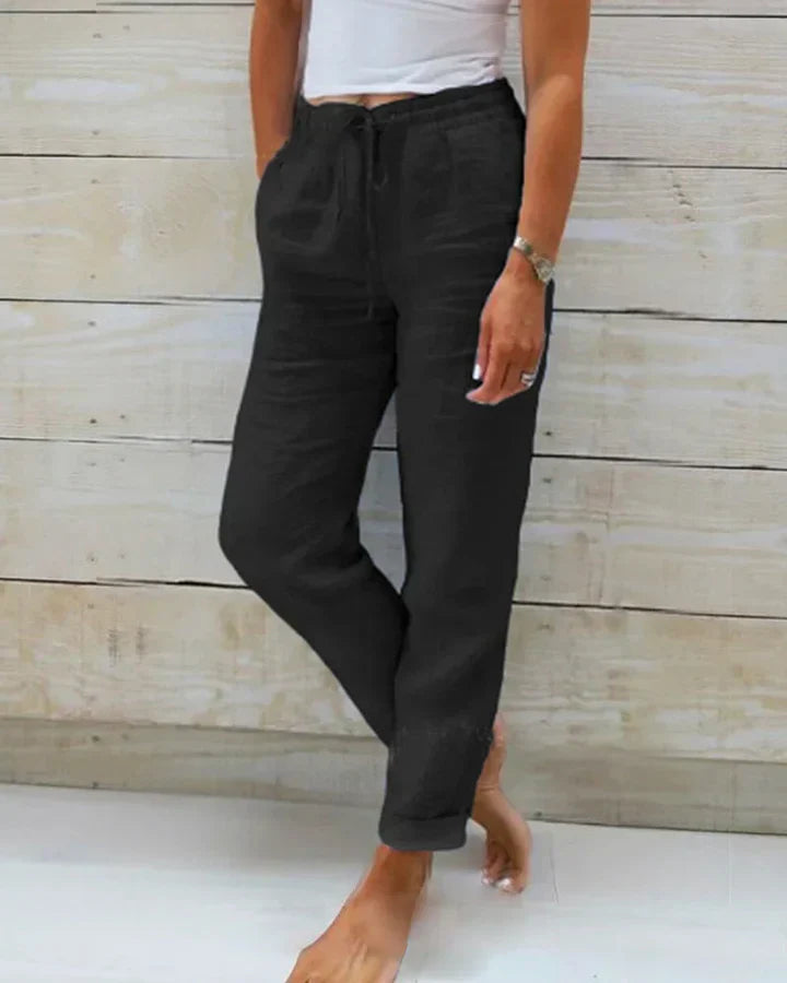 Eleonor | Comfortable Cotton Stretch Pants