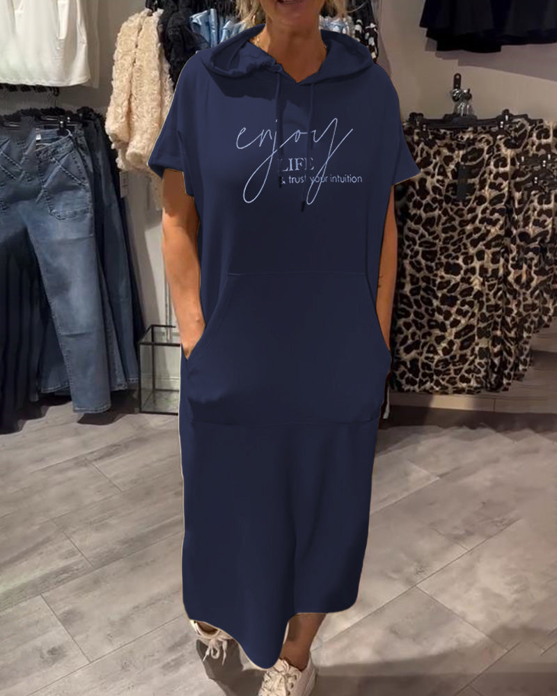 Audrey | Casual Dress with Hood