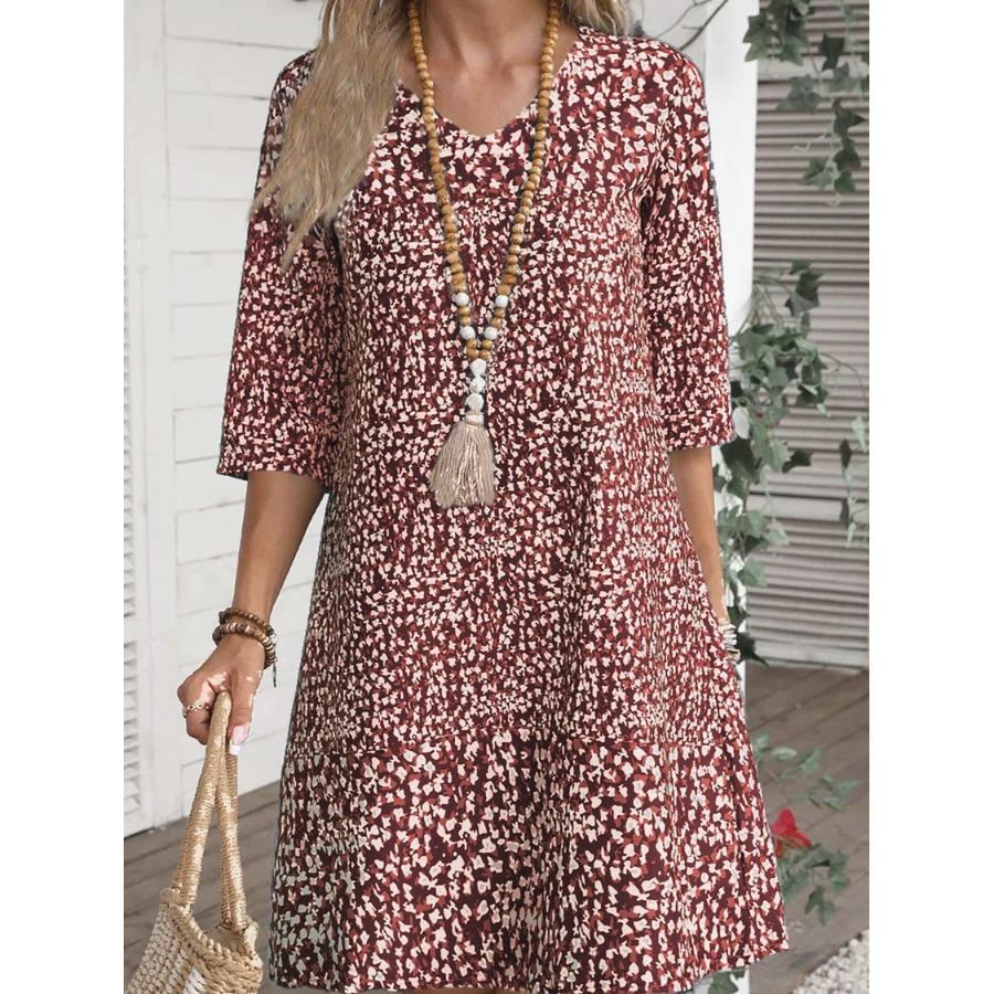 Charlotte | Loose Floral Midi Dress