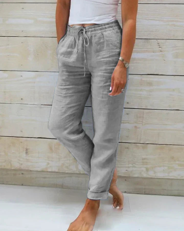 Eleonor | Comfortable Cotton Stretch Pants