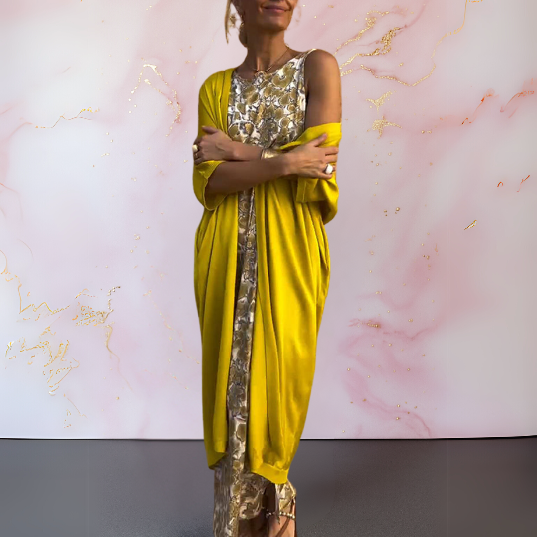 Seraphina | Elegant Dress with Cardigan