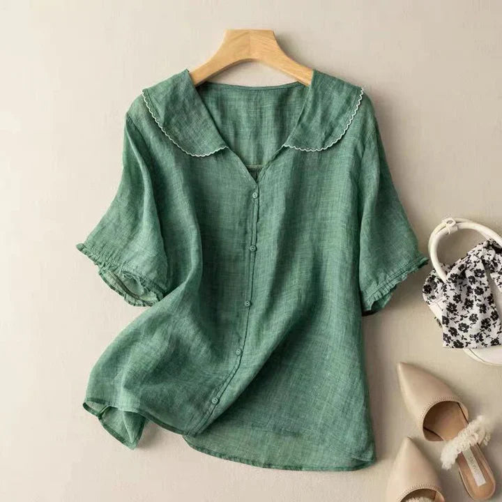 Aviana | Linen Blouse