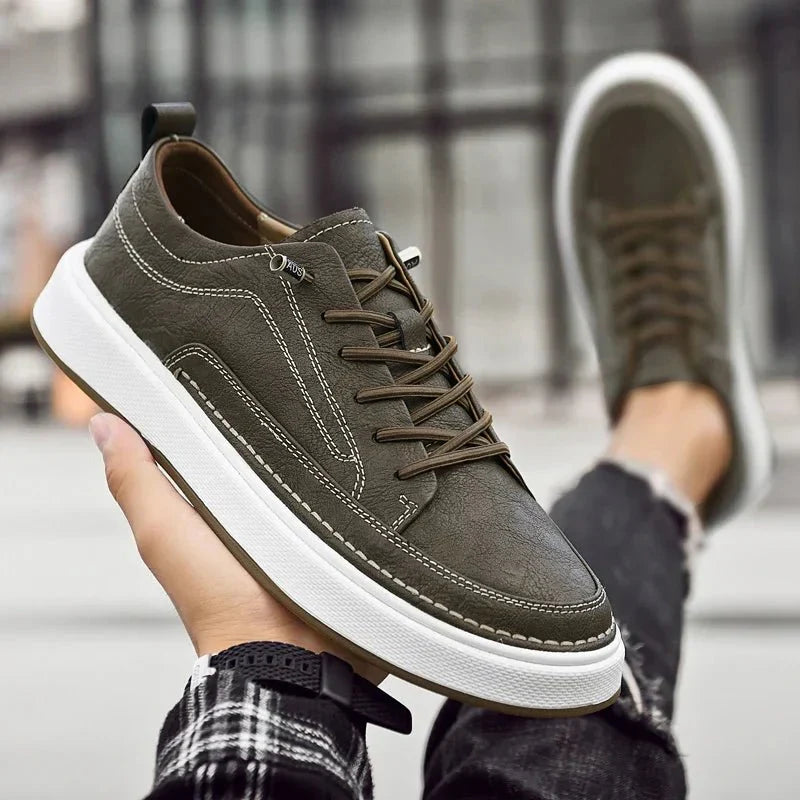 Berkeley | Genuine Faux Leather Sneakers