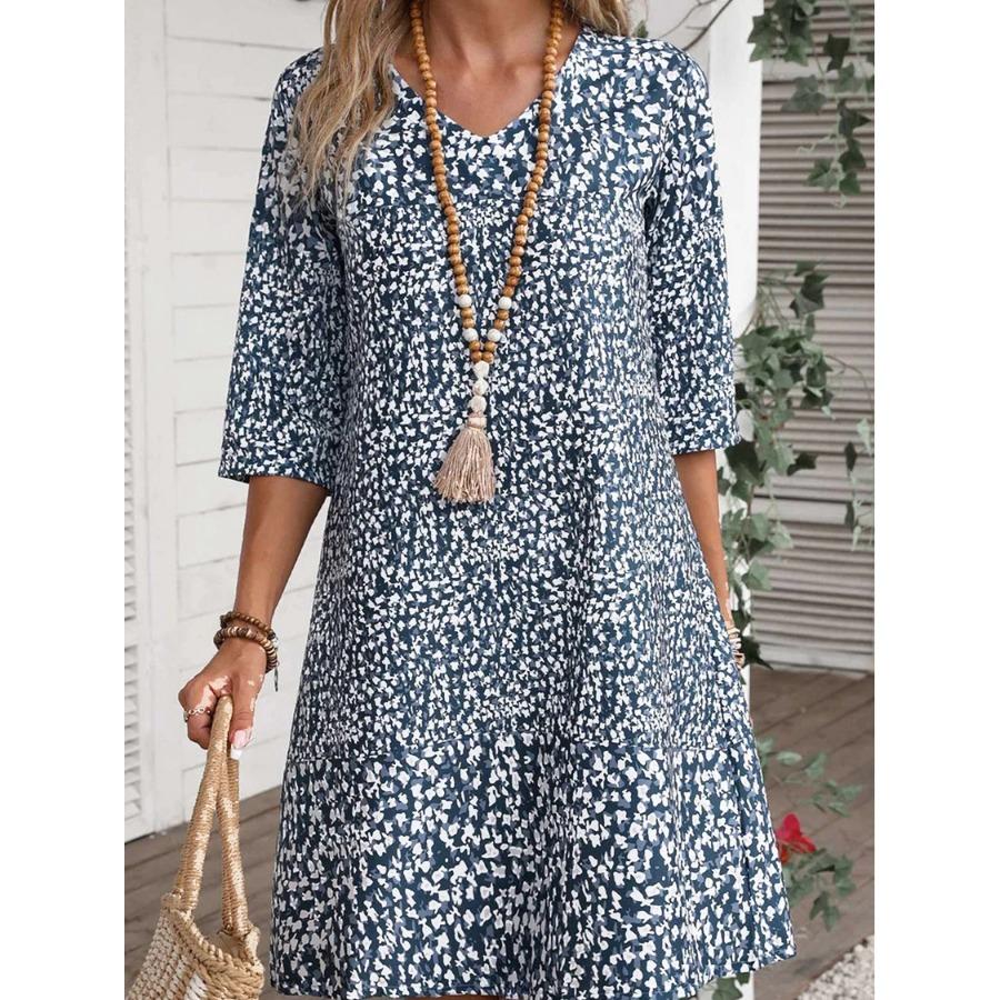 Charlotte | Loose Floral Midi Dress