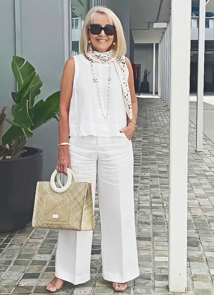 Annalise | Elegant Sleeveless Two-Piece Set