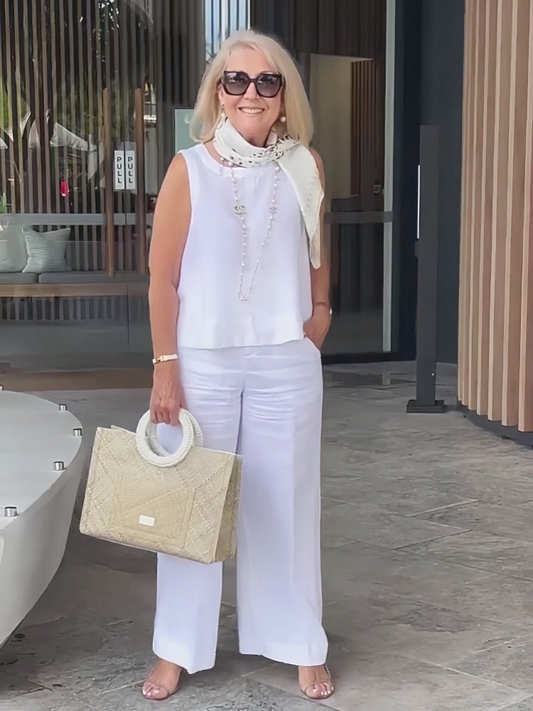 Annalise | Elegant Sleeveless Two-Piece Set