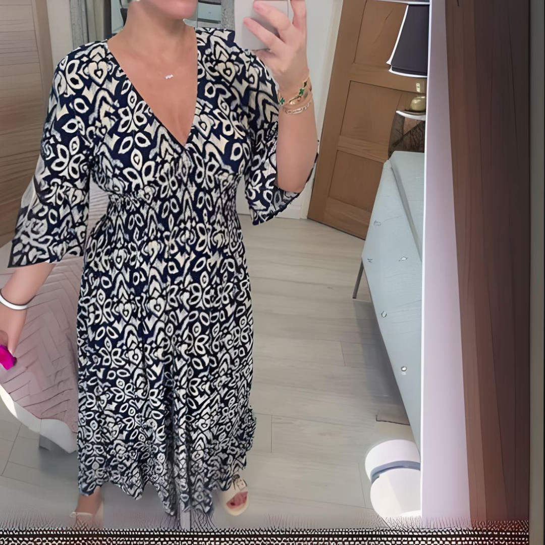 Malina | Summer Long Sleeve Beach Dress