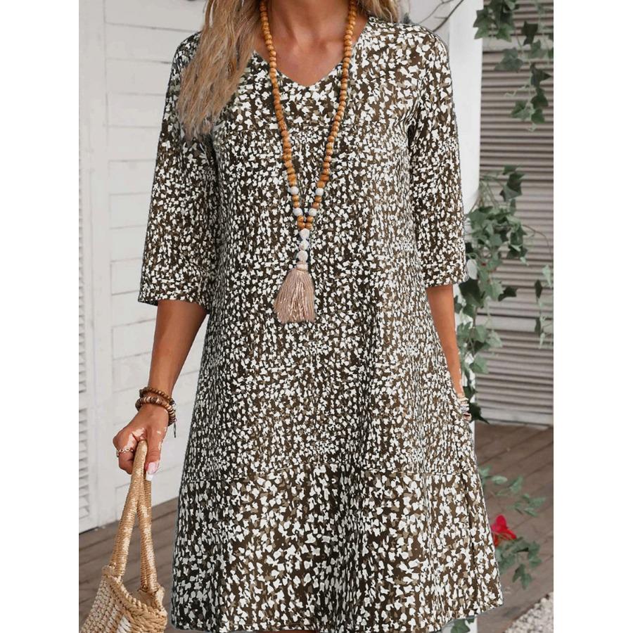 Charlotte | Loose Floral Midi Dress