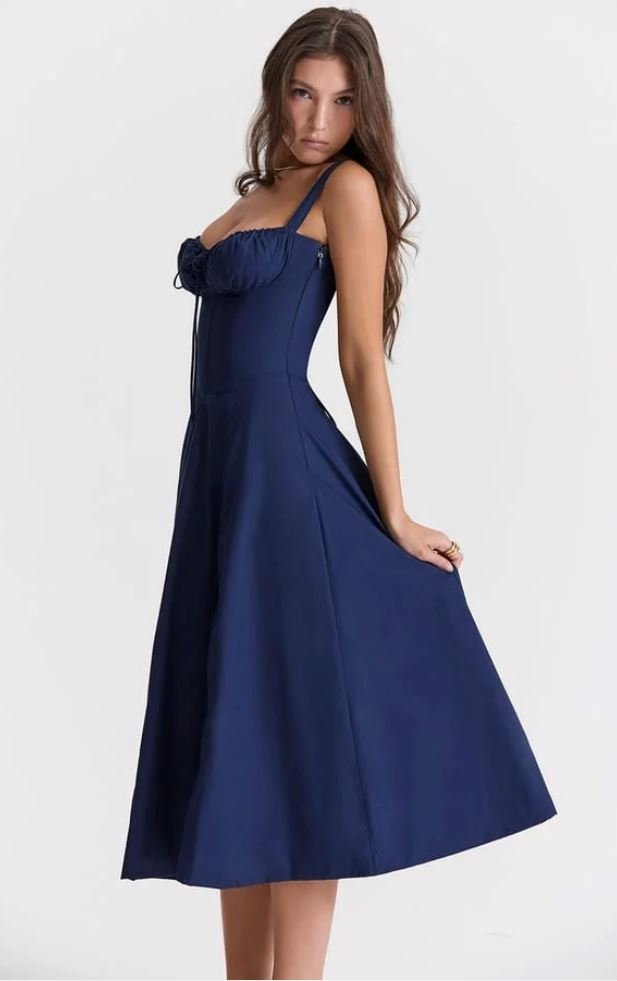 Lara | Colorful Midi Dress