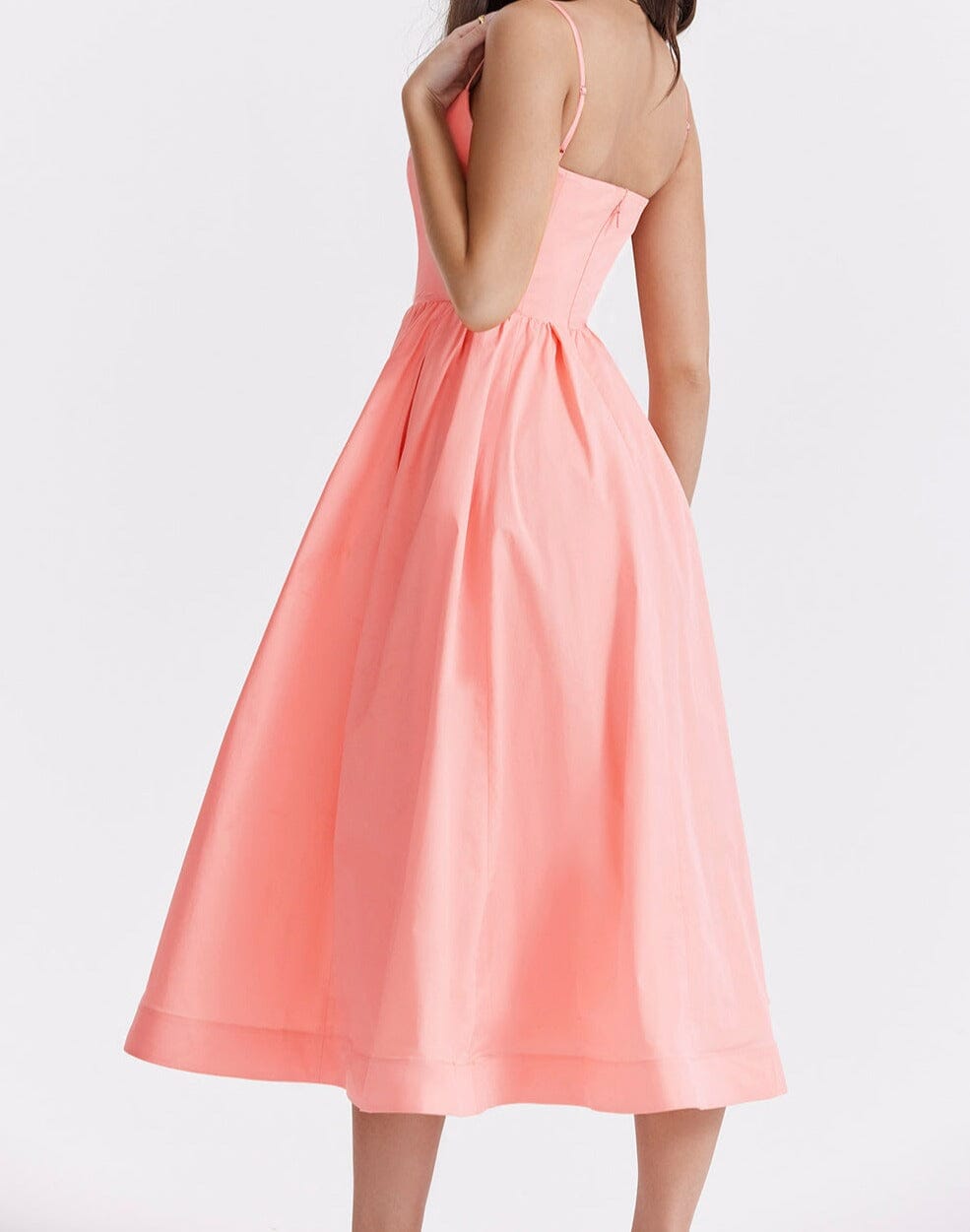 Paige | Elegant Dress with Skirt Detailing