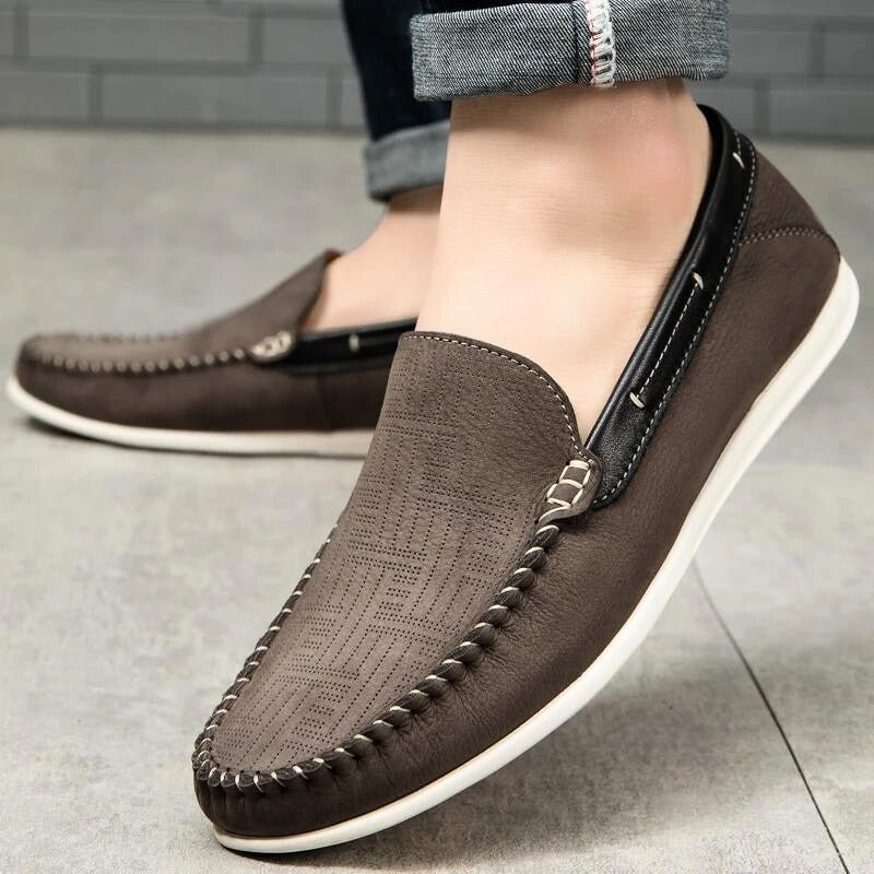 Matteo | Genuine Faux Leather Loafers