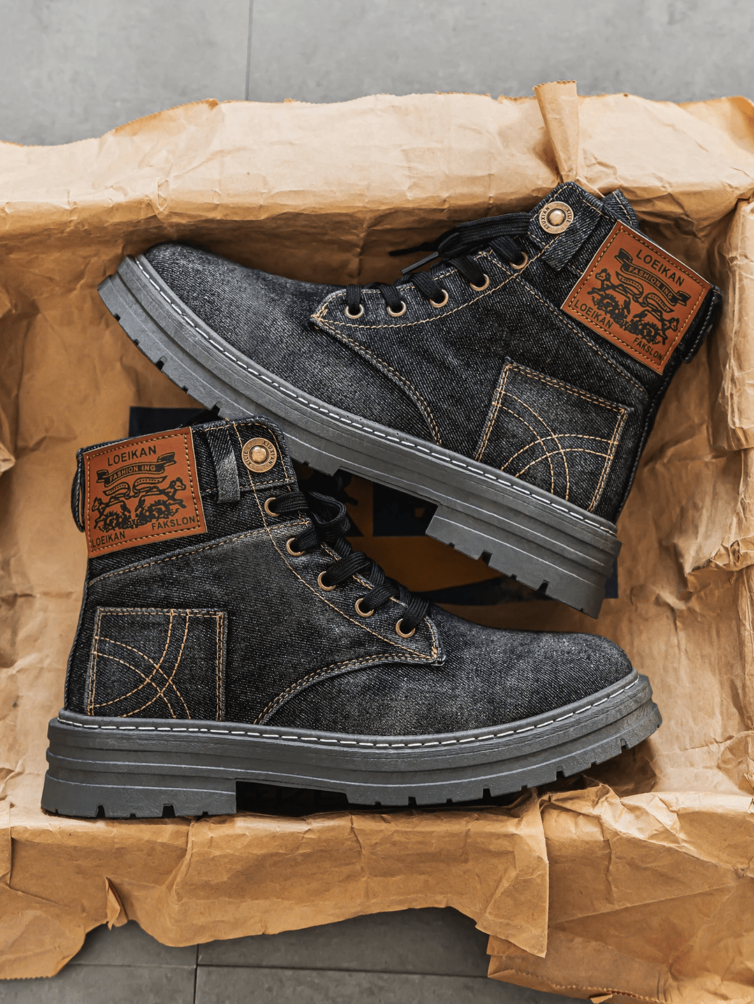 Otero | Stylish Denim Boots