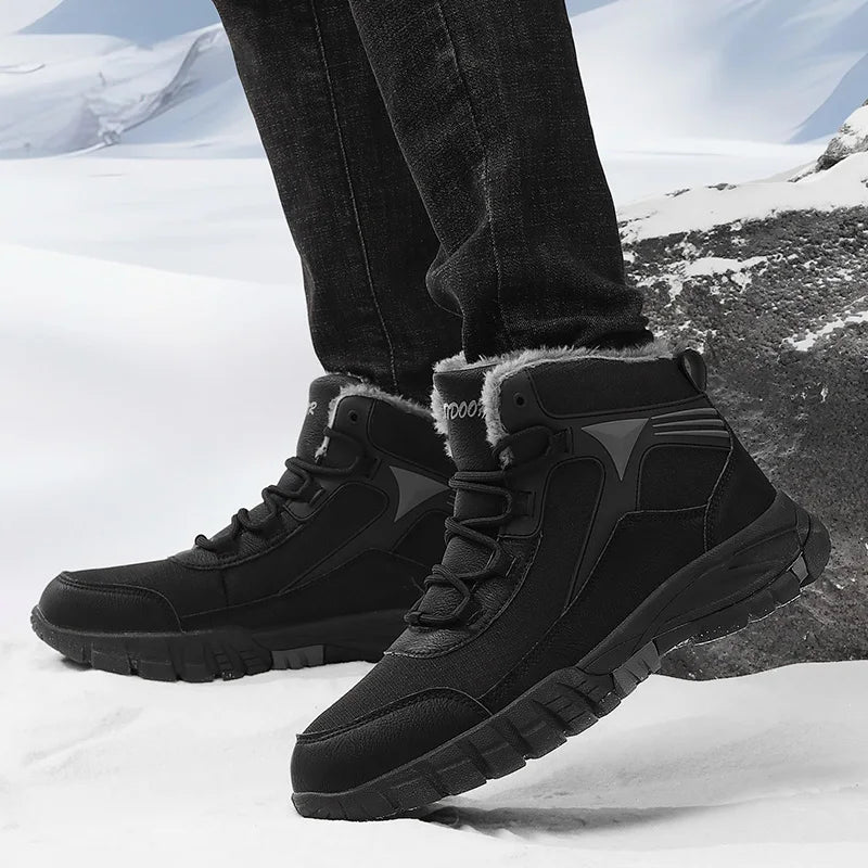 Ronan | Comfortable Winter Faux Leather Boots